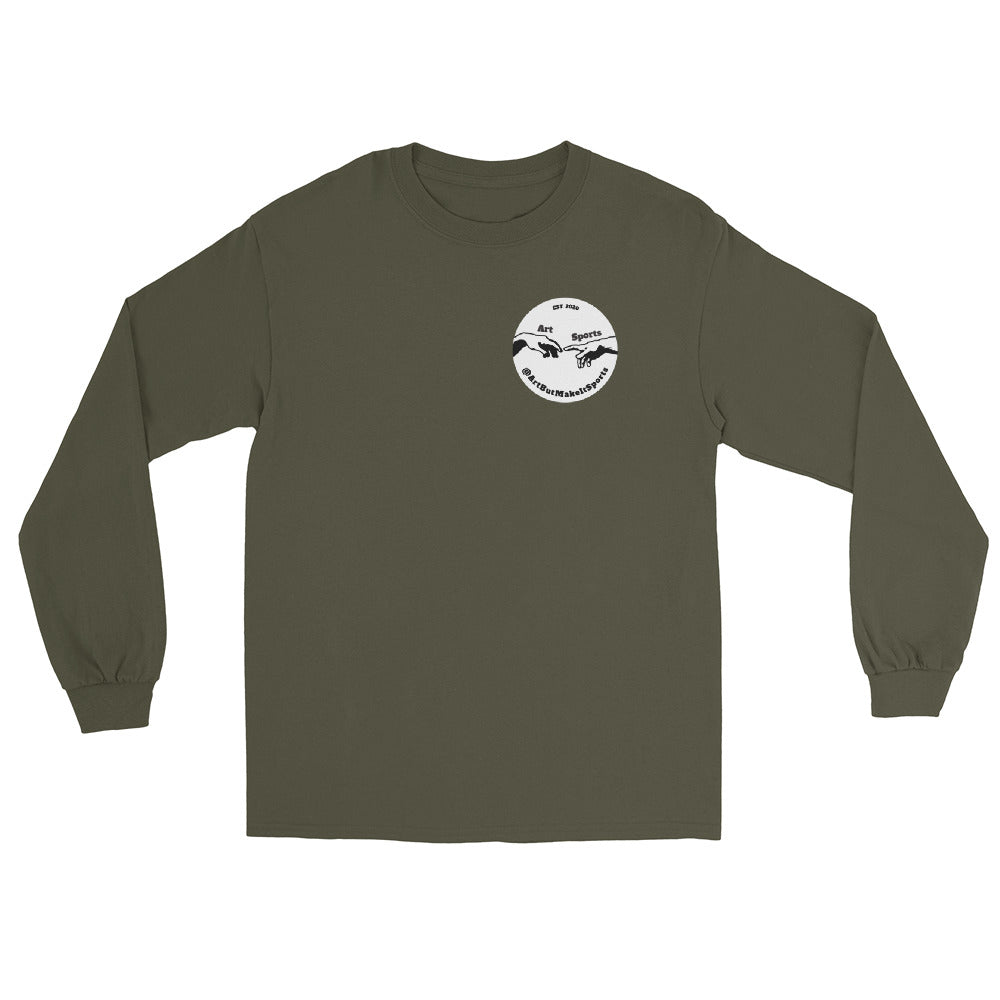 Long-Sleeve (White Logo, Left Chest)